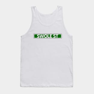 Swole St Street Sign Tank Top